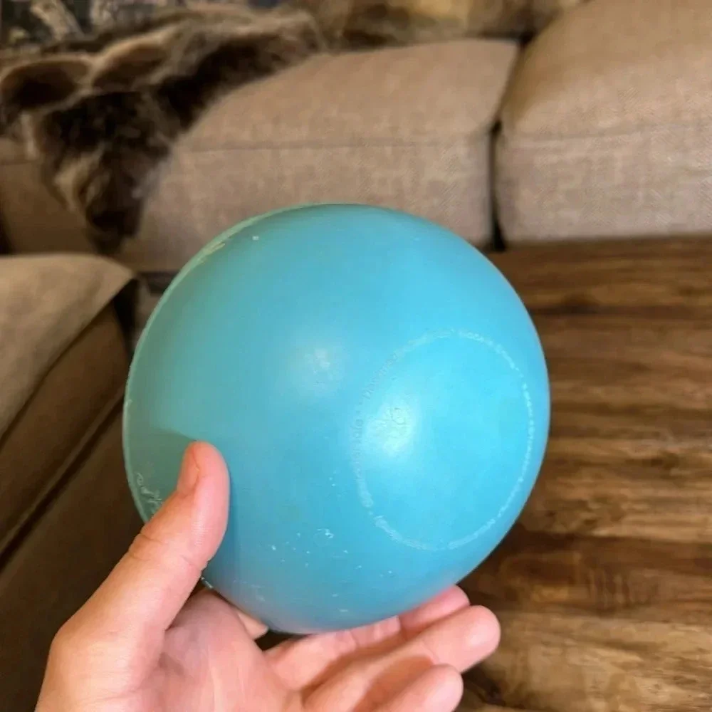 LICKIMAT Wobble Dog Feeder Bowl Reduces Anxiety & Boredom Pet Dog Bowl Blue